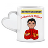 Rettungsdienst Sanitäter Geschenk Tasse mit Name für Retter - Personalisierte Tasse