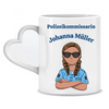 Polizisten Geschenk Tasse mit Name für Polizei Beförderung - Personalisierte Tasse