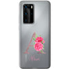 Mobiel telefoonhoesje met naam roze - Gepersonaliseerd mobiel telefoonhoesje