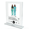 Krankenschwester Duo Song Album Cover - Personalisiertes Acrylglas