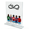 Christmas girlfriends (2-5 persons) - Personalized acrylic glass