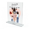 Familie Mutter + 1-4 Kinder | Personalisiertes Acrylglas