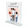 Family father + 1-4 children | Personalized acrylic glass