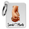 Hands with names - Personalized key ring