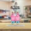 Winter Girlfriend Duo - Personalized acrylic glass
