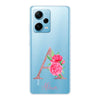 Mobiel telefoonhoesje met naam roze - Gepersonaliseerd mobiel telefoonhoesje