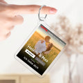 Film Cover mit Foto (wie bei Netflix) - Personalisierter Schlüsselanhänger