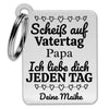 Fuck Vaderdag - Gepersonaliseerde sleutelhanger