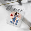 Family pendant (mother + 1-4 children) - Personalized key ring