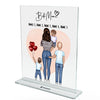 Family mother + 1-4 children | Personalized acrylic glass