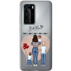 Famille (mère + 1-4 enfants) - Coque personnalisée pour téléphone portable