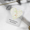 Personalized card with text for couples - Personalized key ring