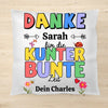 Thank you for the colorful time (for educator, daycare, childminder, farewell) - Personalized pillow