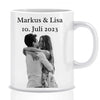 Partnergeschenk mit Foto und Wunschtext - Personalisierte Tasse