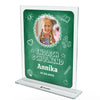 Finally school child sign with photo and name for school enrollment gift - personalized acrylic glass