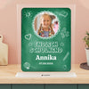 Finally schoolchild sign with photo and name for school enrolment gift - Personalized acrylic glass