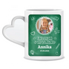 Endlich Schulkind mit Foto und Namen zur Einschulung Geschenk - Personalisierte Tasse