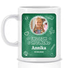 Endlich Schulkind mit Foto und Namen zur Einschulung Geschenk - Personalisierte Tasse