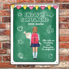 Finally schoolchild sign with text and name for school enrolment gift - Personalized door sign