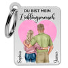 Relatiegeschenk voor hem of haar - Gepersonaliseerde sleutelhanger