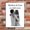 Partner gift with photo and desired text - Personalized door sign