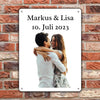 Partner gift with photo and desired text - Personalized door sign