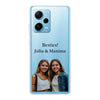 Cadeau photo Meilleure amie Besties avec photo et texte personnalisé - Coque personnalisée pour téléphone portable