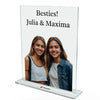 Fotocadeau Best Friend Besties met foto en gewenste tekst - Gepersonaliseerd acrylglas