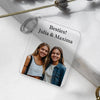 Photo gift best friend besties with photo and text of your choice - Personalized key ring