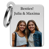 Cadeau photo Meilleure amie Besties avec photo et texte personnalisé - Porte-clés personnalisé