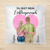 Cadeau de couple pour elle ou lui - Coussin personnalisé