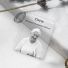 Mourning gift in memory of the deceased with a photo and text of your choice - Personalized key ring