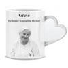 Cadeau de deuil en souvenir d'un défunt avec photo et texte personnalisé - Mug personnalisé