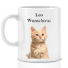 Pet portrait with your own photo and desired text - Personalized mug