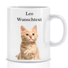 Pet portrait with your own photo and text - Personalized mug