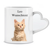 Pet portrait with your own photo and desired text - Personalized mug