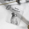 Pet portrait with your own photo and text - Personalized key ring