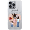 Famille (mère + 1-4 enfants) - Coque personnalisée pour téléphone portable