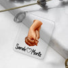 Hands with names - Personalized key ring