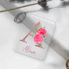 Porte-nom rose - Porte-clefs personnalisé