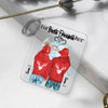 Winter couple / friends - Personalized key ring