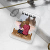 Mother & daughter bridge - Personalized key ring