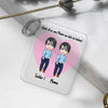 Mother & 1-3 Daughters Standing - Personalized Keychain