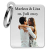 Partner gift with photo and text of your choice - Personalized key ring