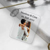 Partner gift with photo and text of your choice - Personalized key ring