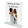 Partnergeschenk mit Foto und Wunschtext - Personalisiertes Acrylglas