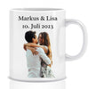 Partnergeschenk mit Foto und Wunschtext - Personalisierte Tasse