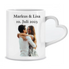 Cadeau partenaire avec photo et texte personnalisé - Mug personnalisé