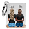 Best friends bridge (2-4 persons) - Personalized key ring