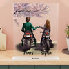 Motorcycle couple - Personalized acrylic glass